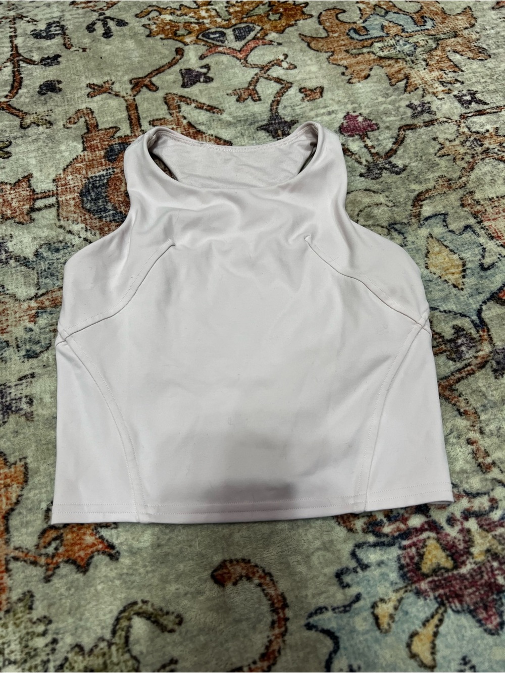 lululemon athletica High-Neck Crop Tank Top - Light Pink
